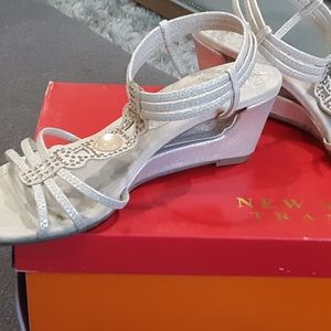 New York Transit Fancy Move wedge sandal